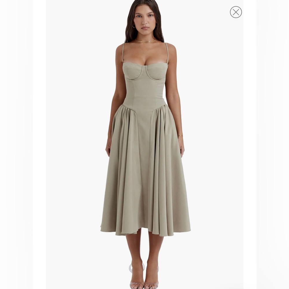 House of CB sold out Samaria Corset Fit & Flare Dress